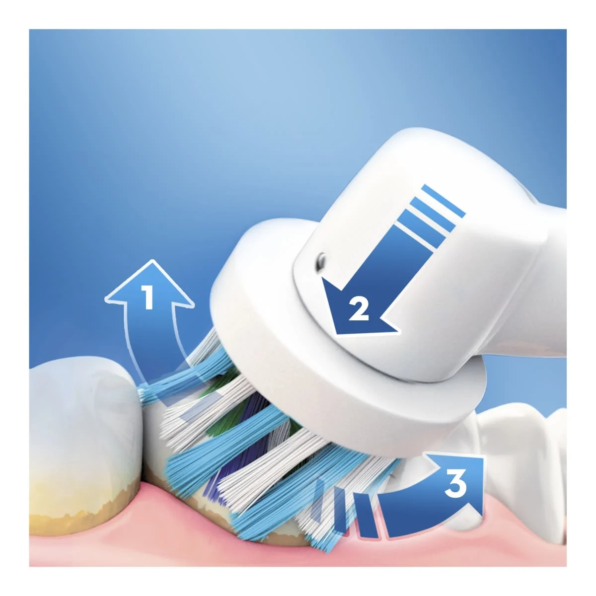 Oral-B Vitality 100 Cross Action Beyaz Şarj Edilebilir Diş Fırçası
